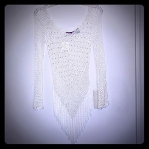 Crochet tunic top